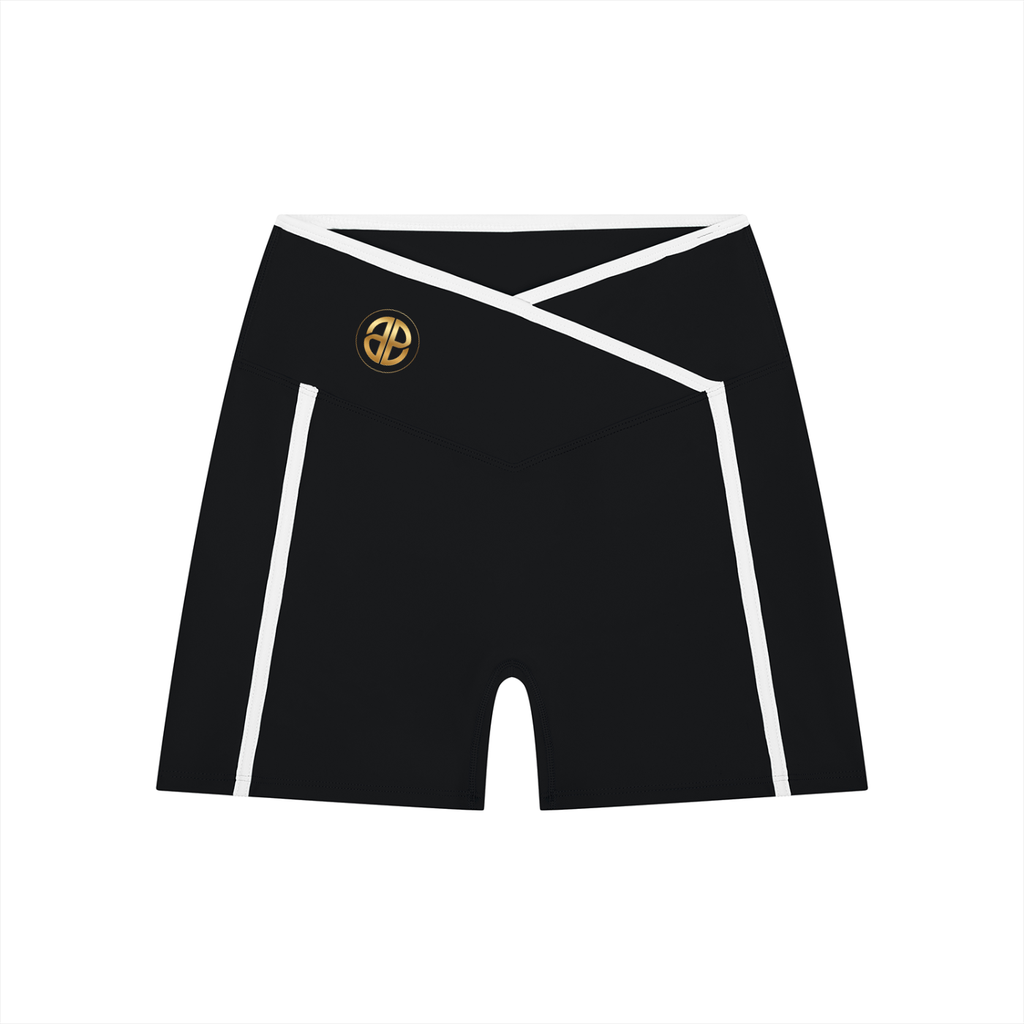Women’s High Rise Color Block Yoga Shorts