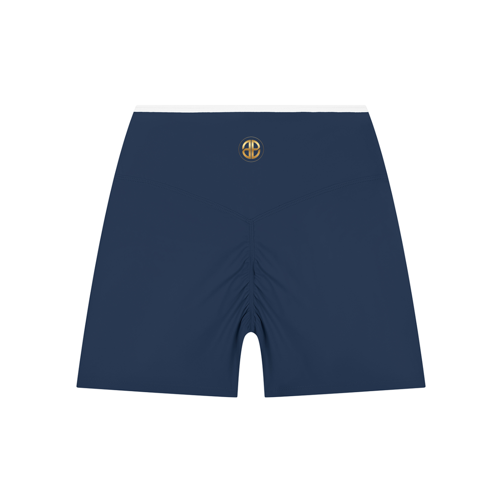 Women’s High Rise Color Block Yoga Shorts